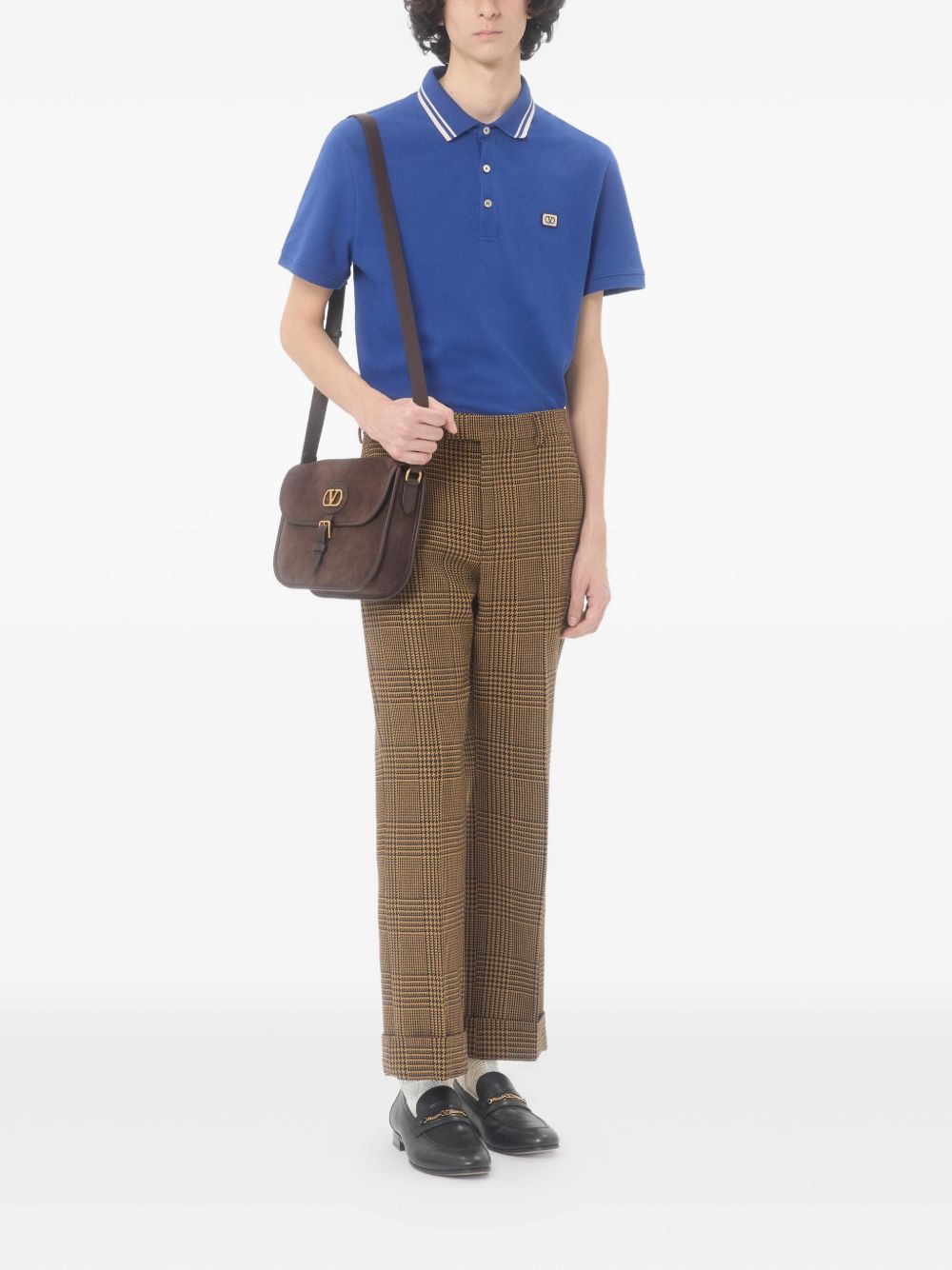 Valentino VLogo Signature piquet cotton polo shirt
