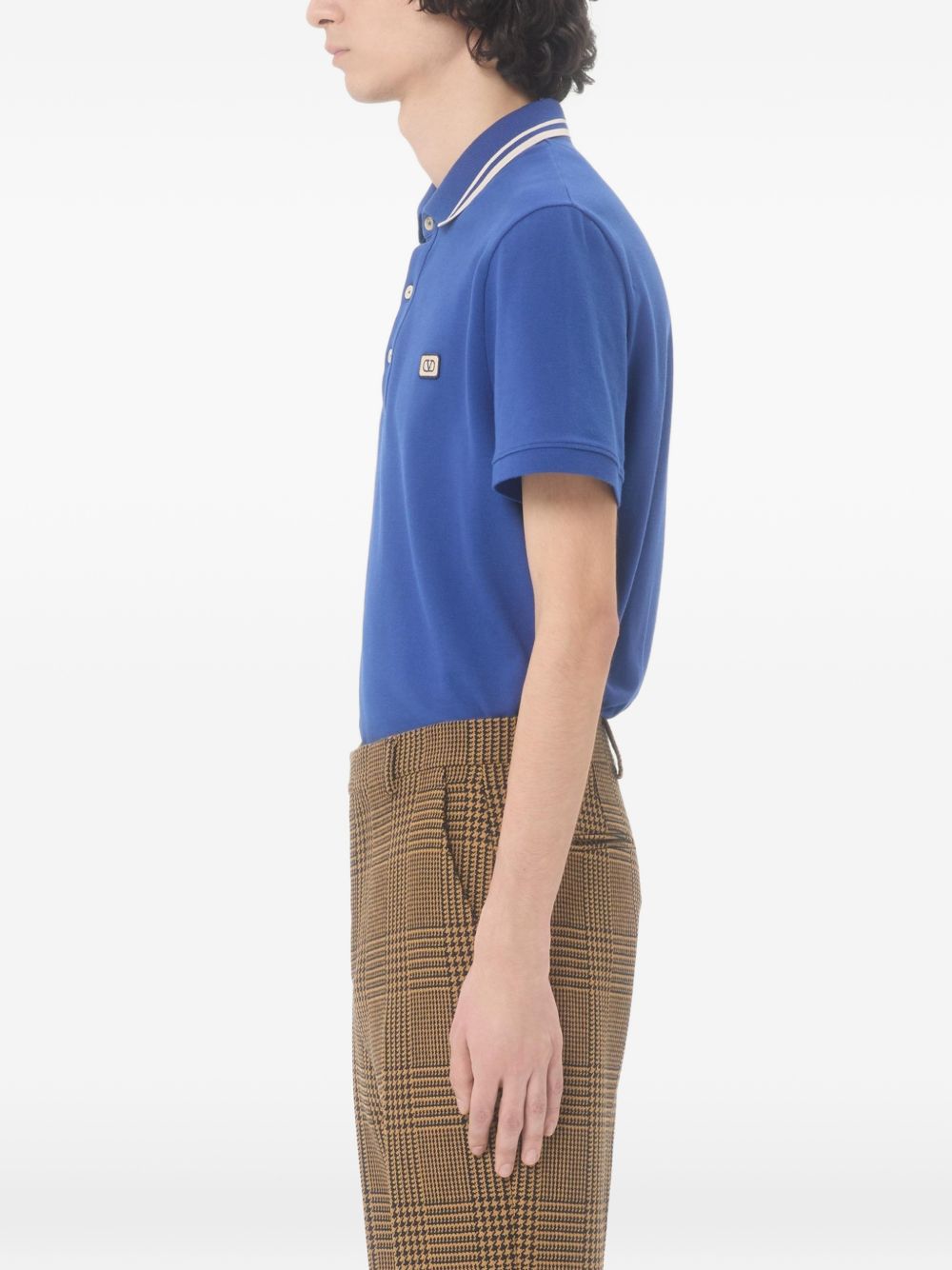 Valentino VLogo Signature piquet cotton polo shirt
