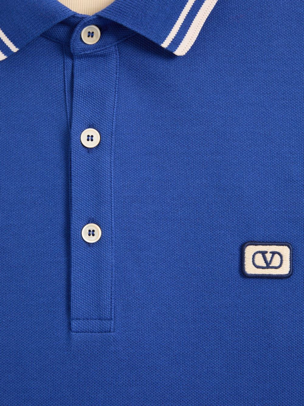 Valentino VLogo Signature piquet cotton polo shirt