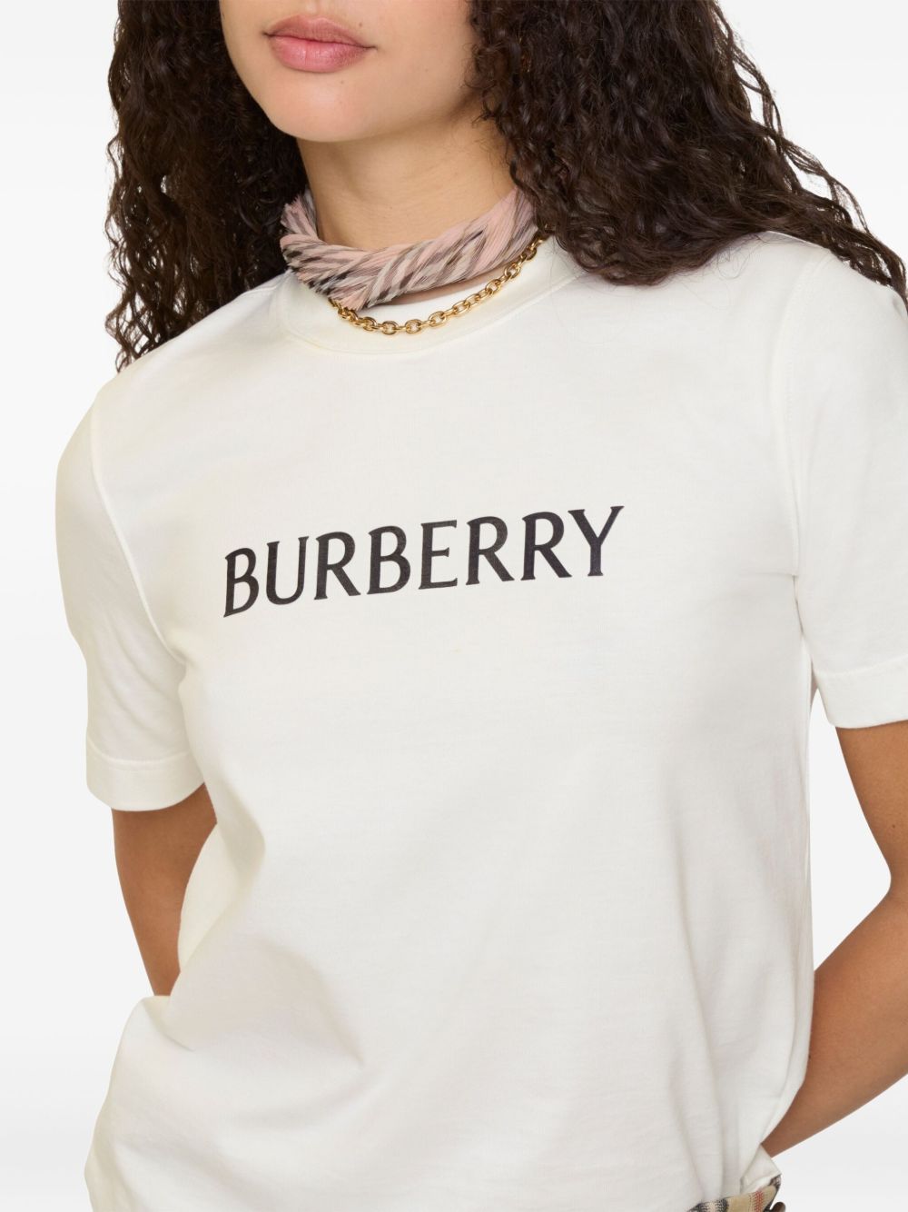 Burberry Logo cotton t-shirt