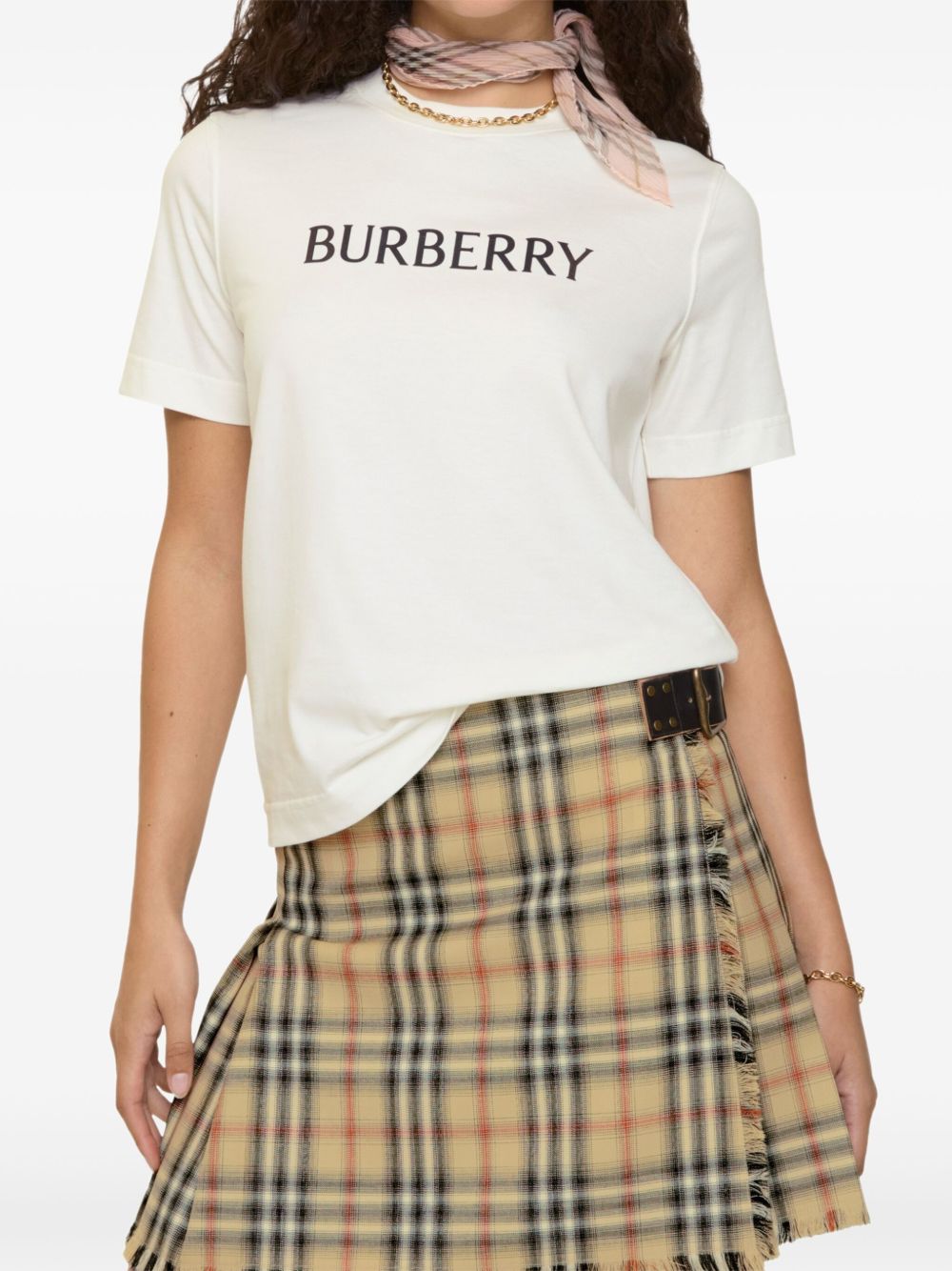 Burberry Logo cotton t-shirt