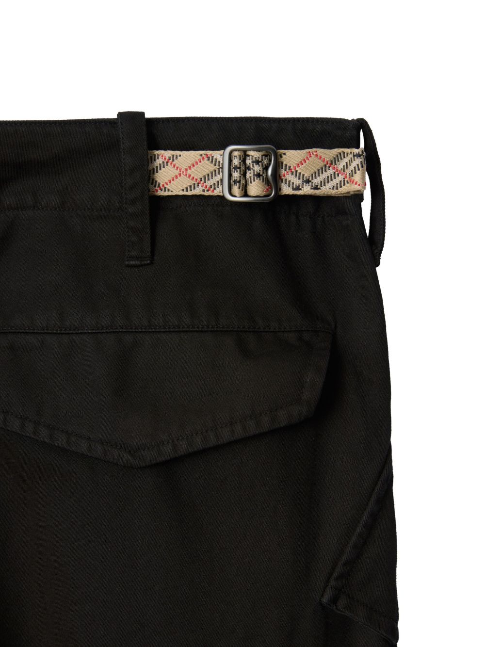 Burberry V-buckle button fastening several pockets Cotton cargo trousers