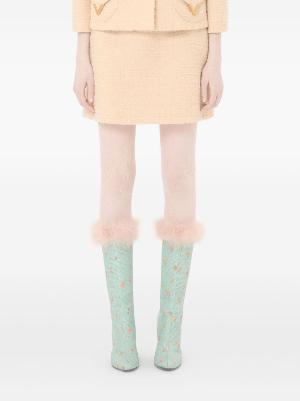 Valentino VLogo Signature wool skirt