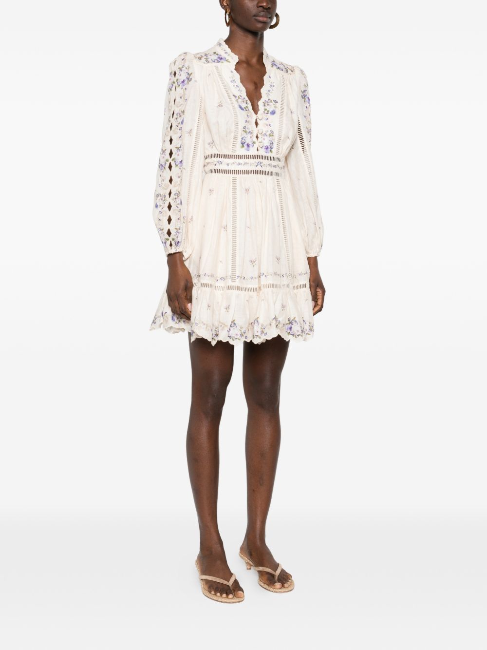 Zimmermann Patience linen mini dress