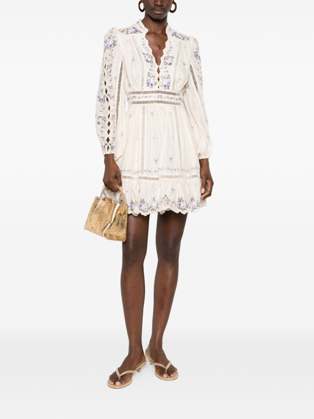 Zimmermann Patience linen mini dress