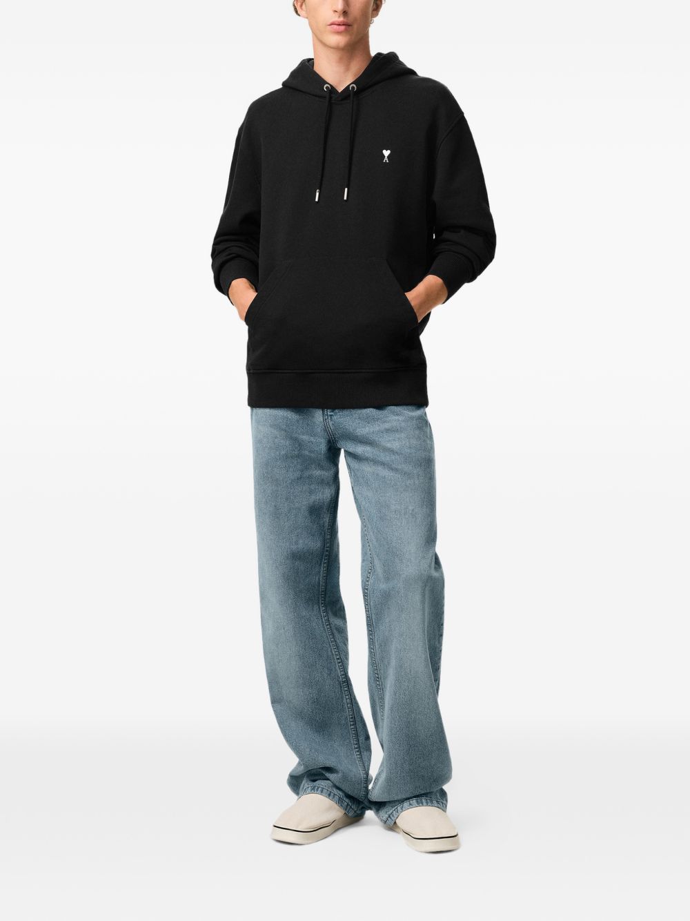 Ami Paris Ami De Coeur cotton hoodie