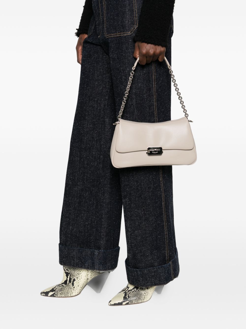 Emporio Armani soft leather shoulder bag