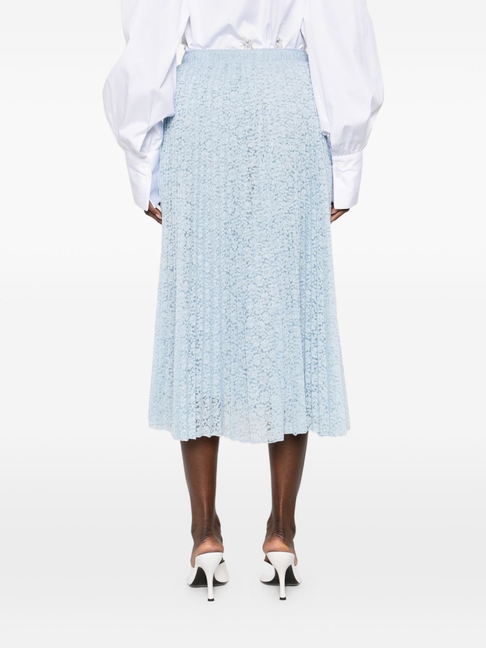 Ermanno Scervino Embroidered long skirt