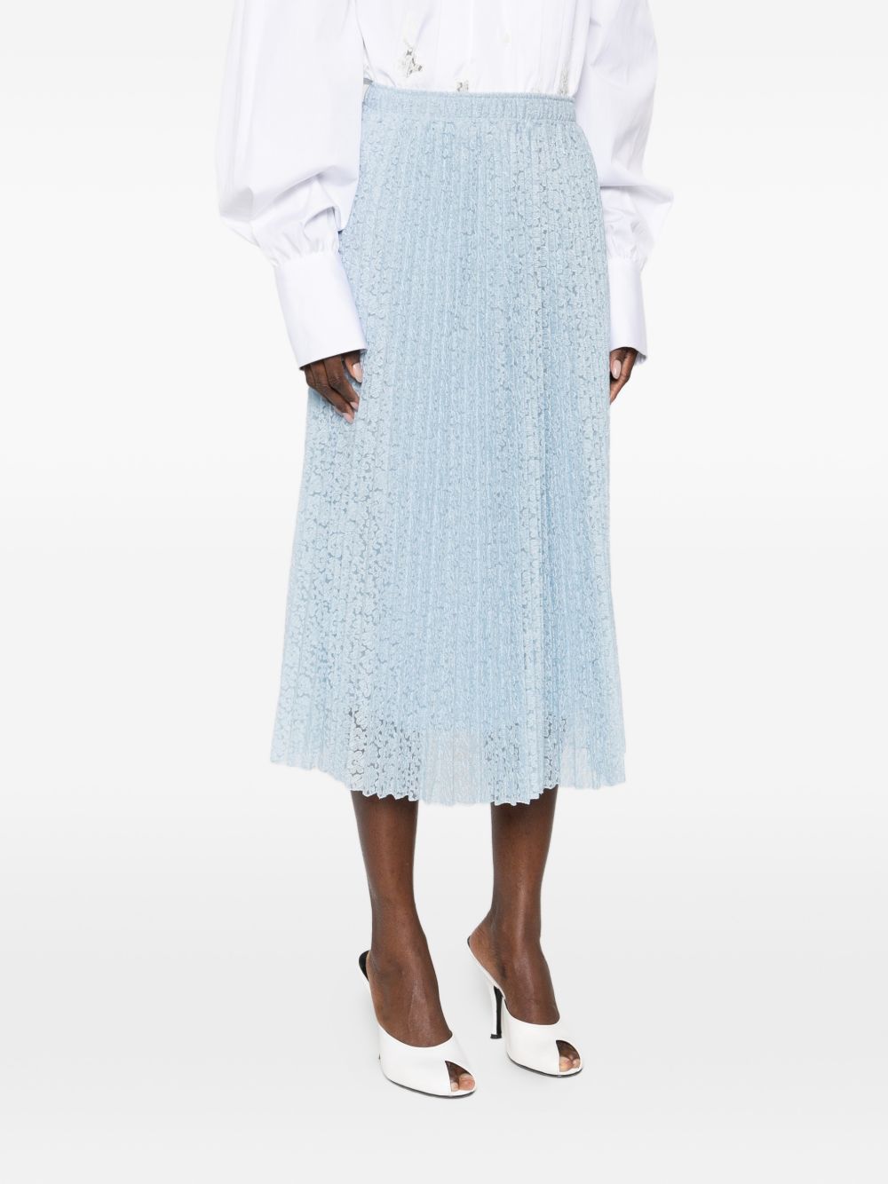 Ermanno Scervino Embroidered long skirt