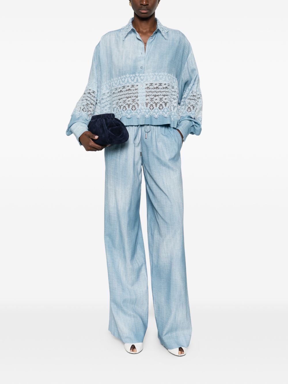 Ermanno Scervino Wide-leg trousers