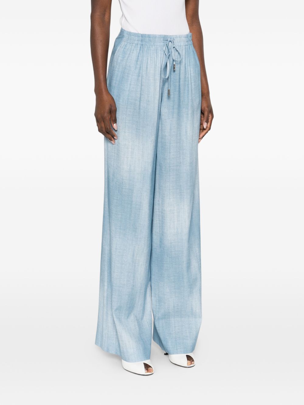 Ermanno Scervino Trousers Clear Blue
