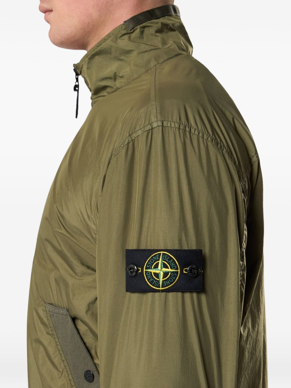 Stone Island Wool and nylon bomber jacket