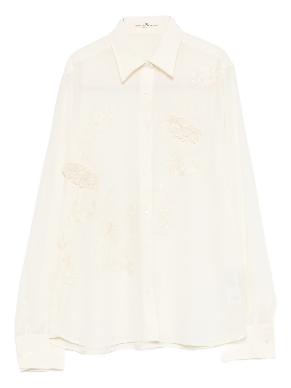 Ermanno Scervino Embroidered silk shirt