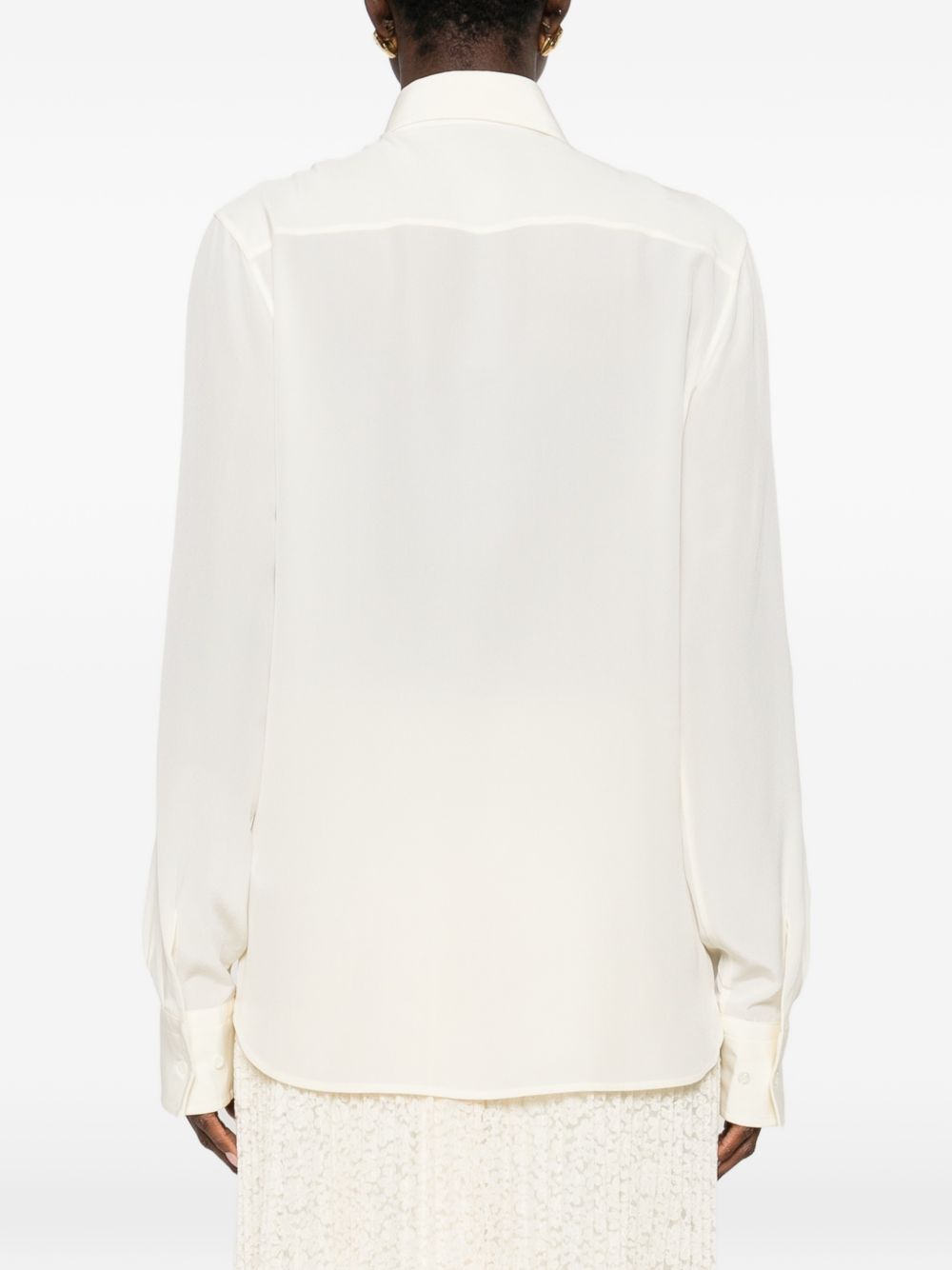 Ermanno Scervino Embroidered silk shirt