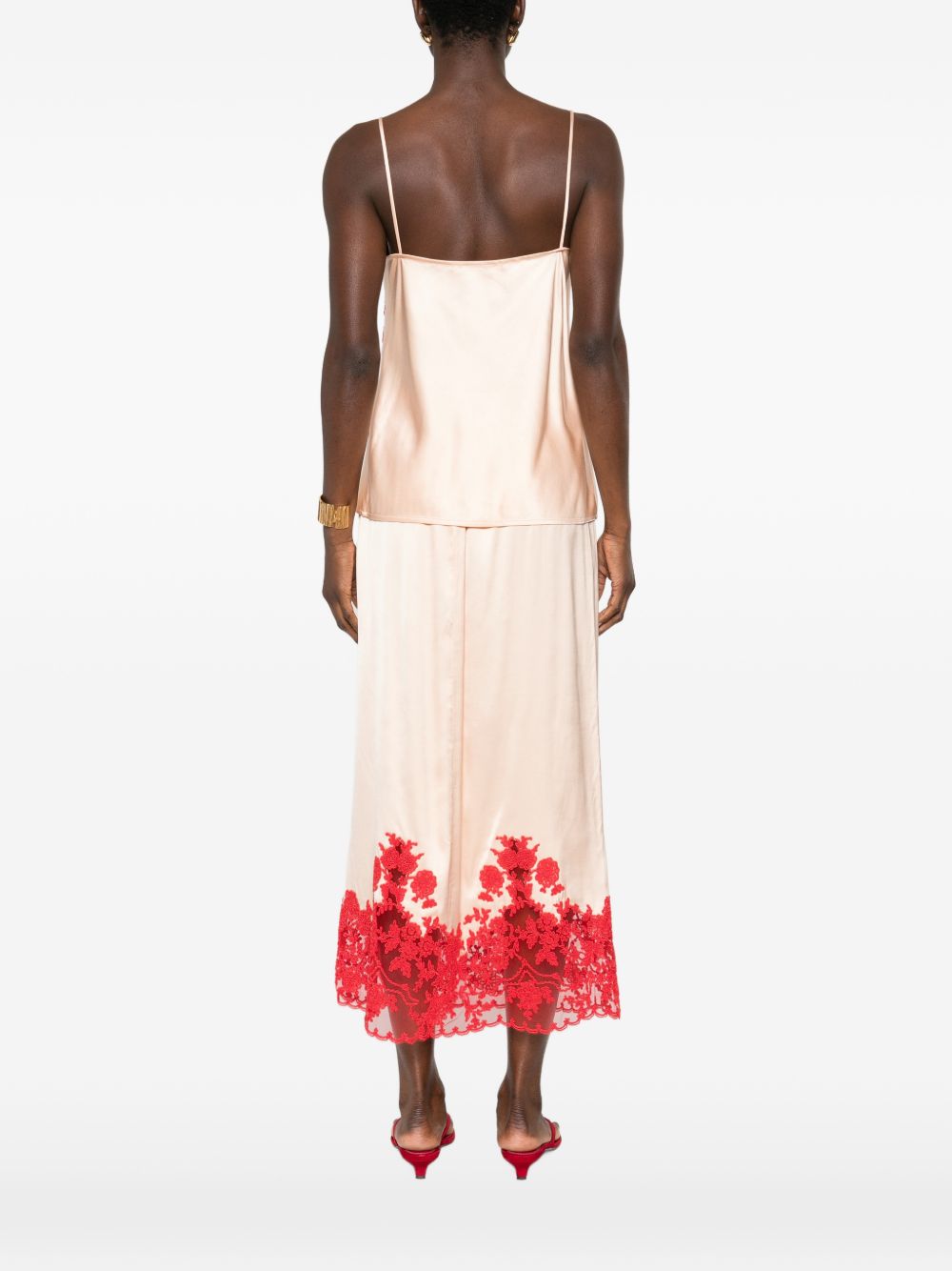 Ermanno Scervino V-neck Embroidered top