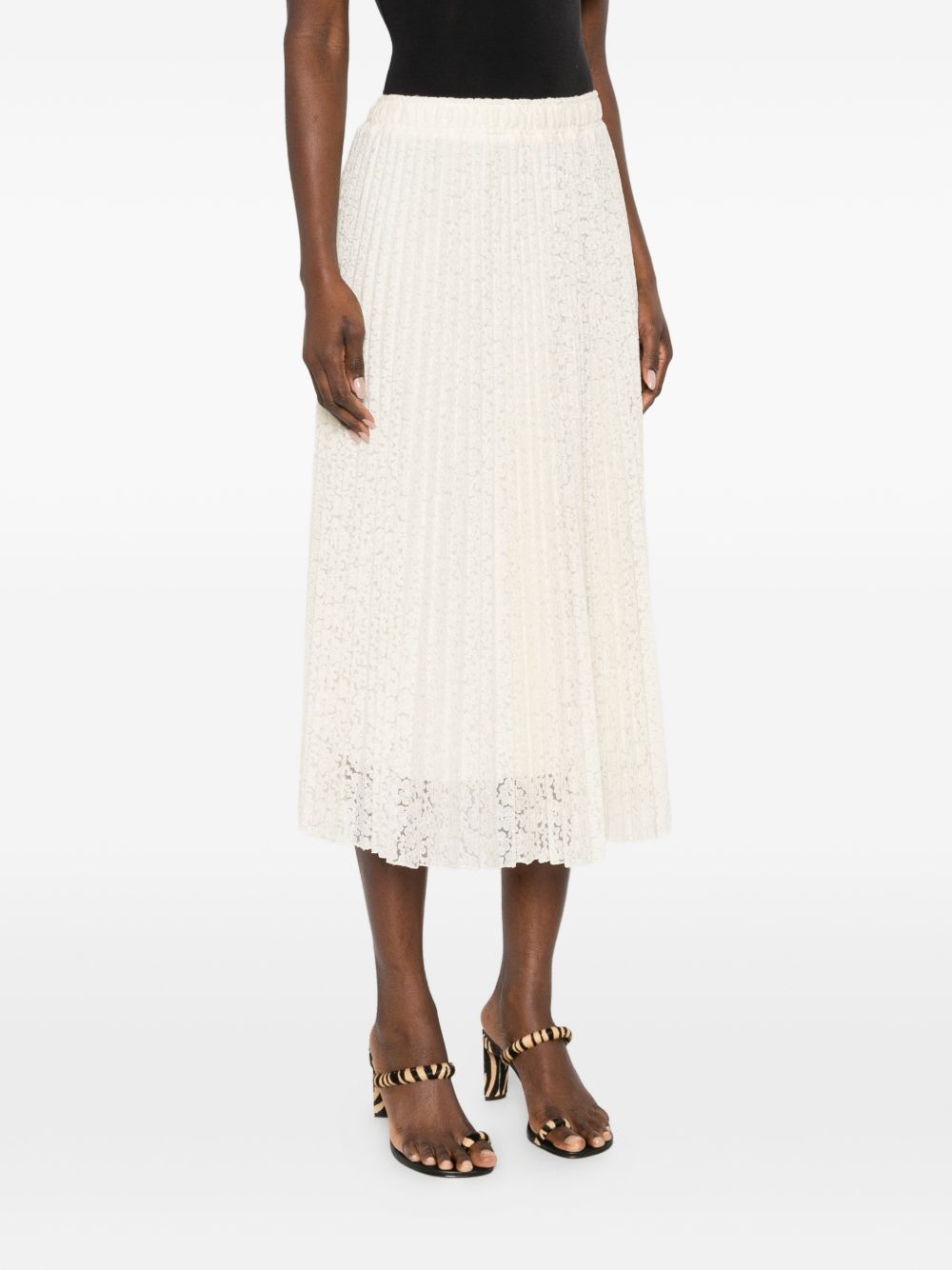 Ermanno Scervino Embroidered long skirt