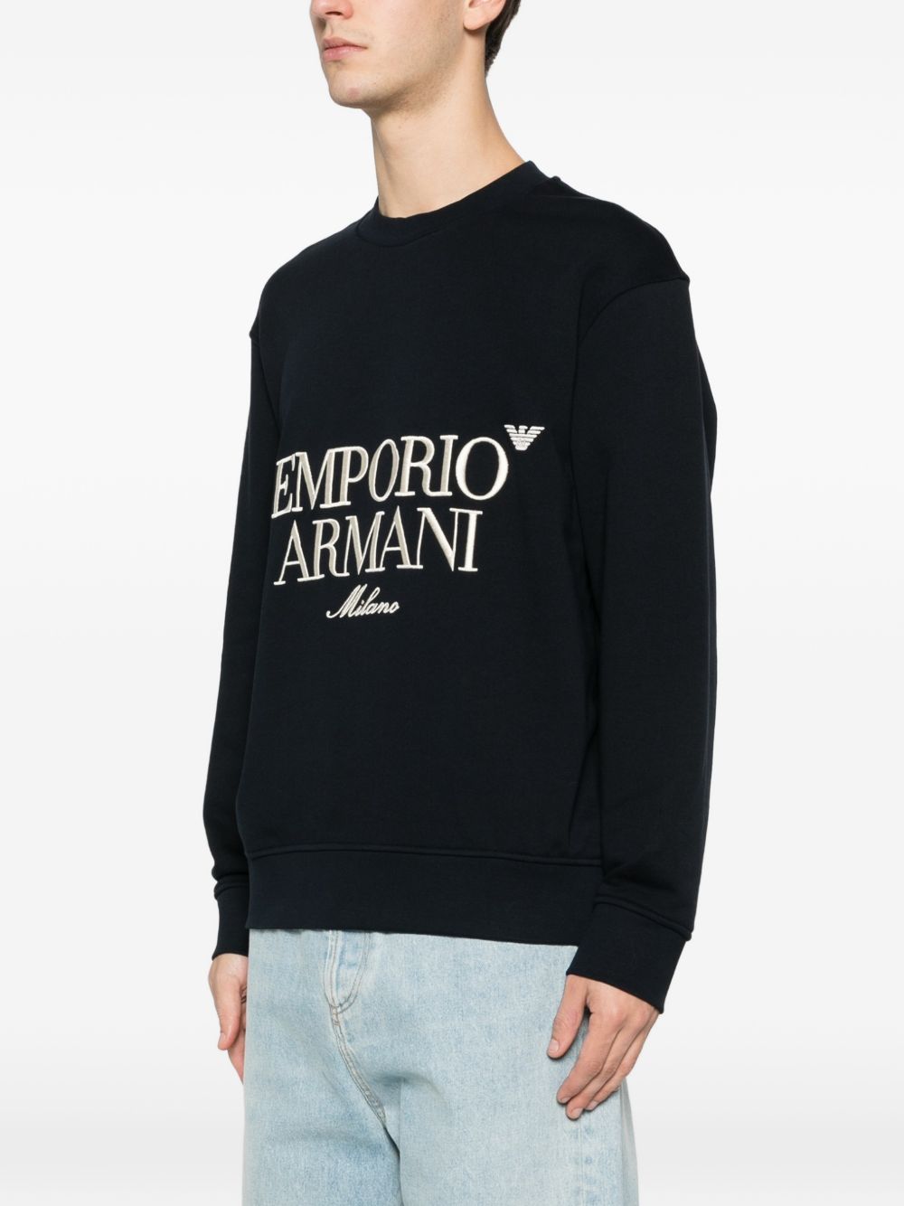 Emporio Armani Sweaters Blue