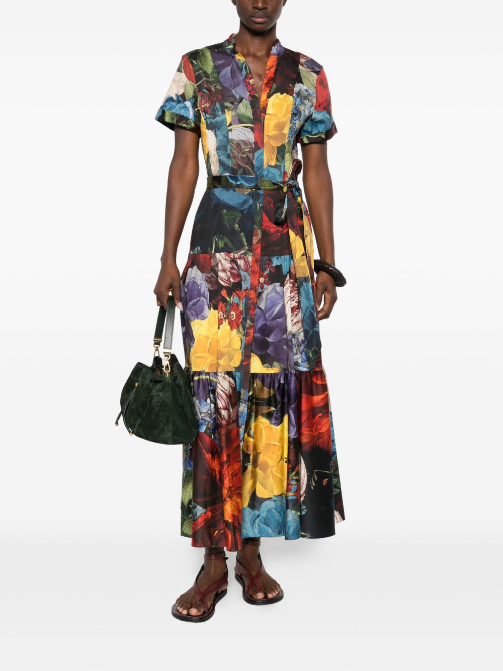 Alice + Olivia Printed midi dress