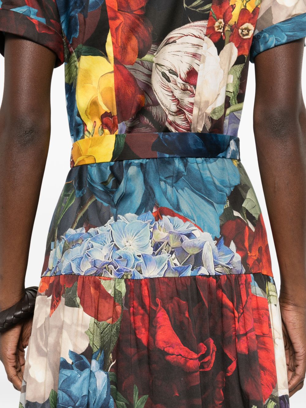 Alice + Olivia Printed midi dress