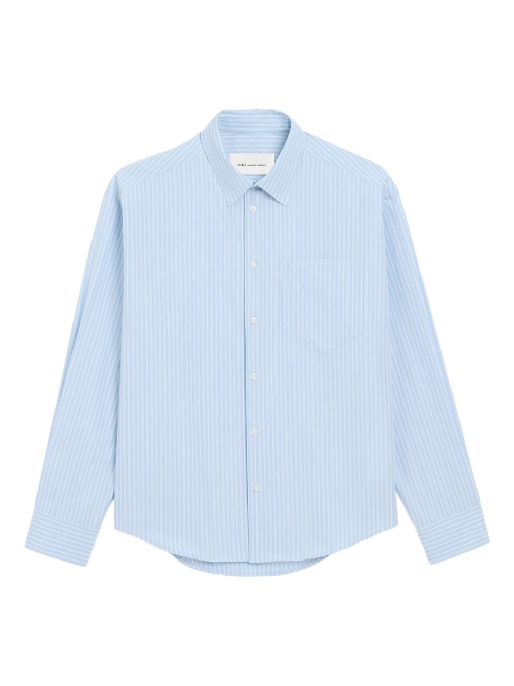 Ami Paris Striped cotton shirt