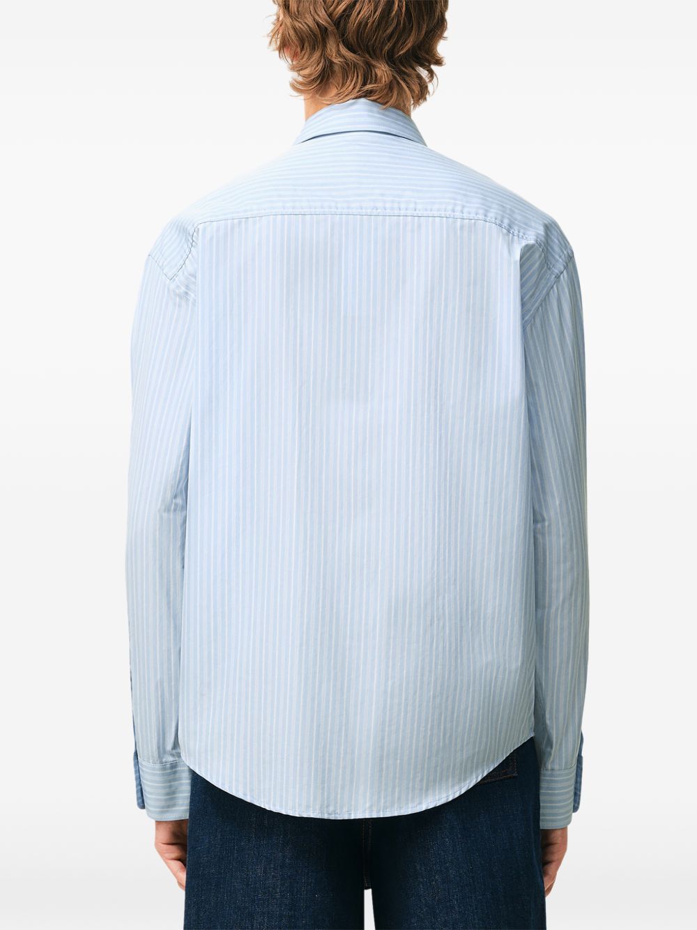 Ami Paris Striped cotton shirt