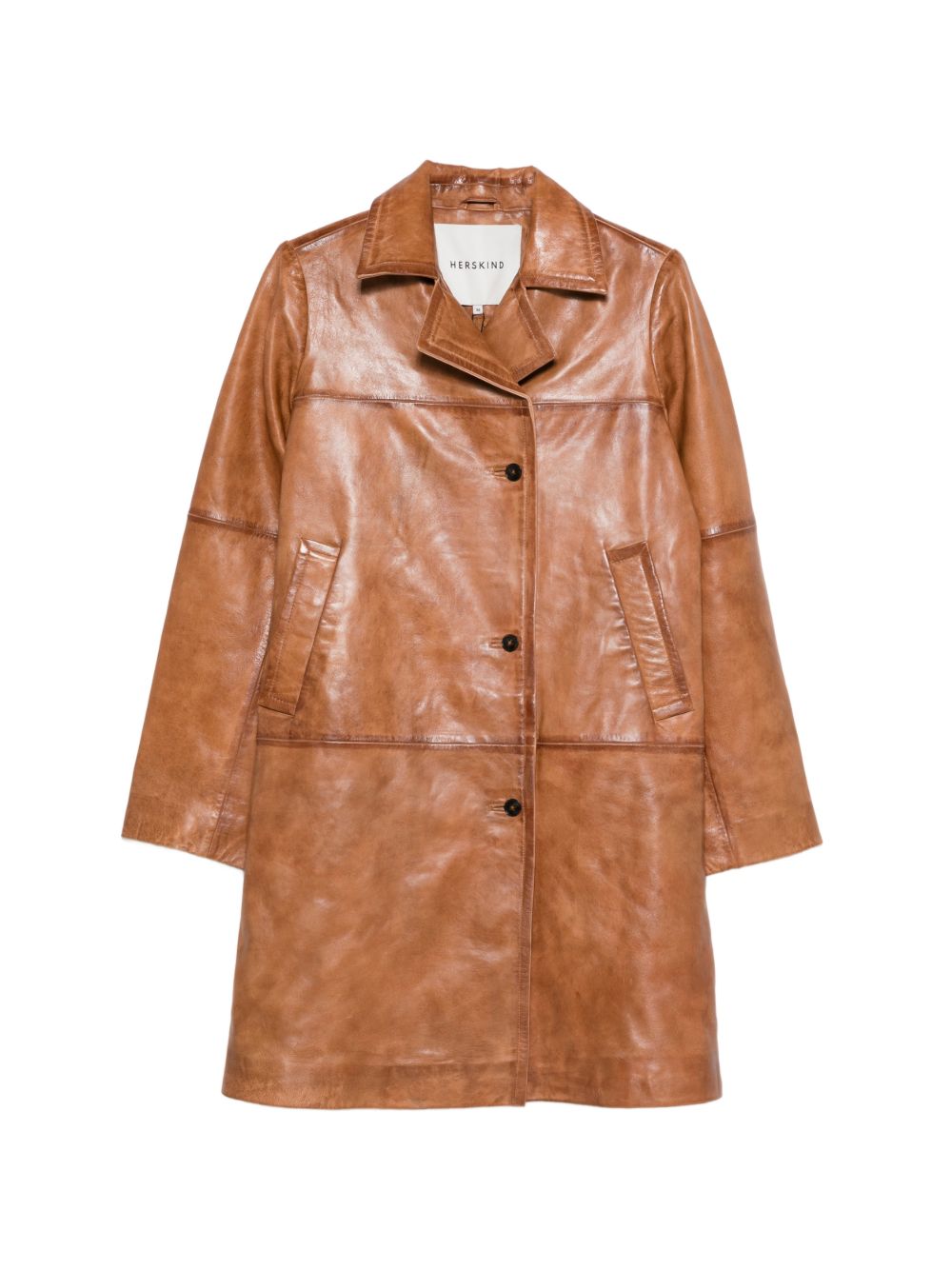 HERSKIND Coats Leather Brown