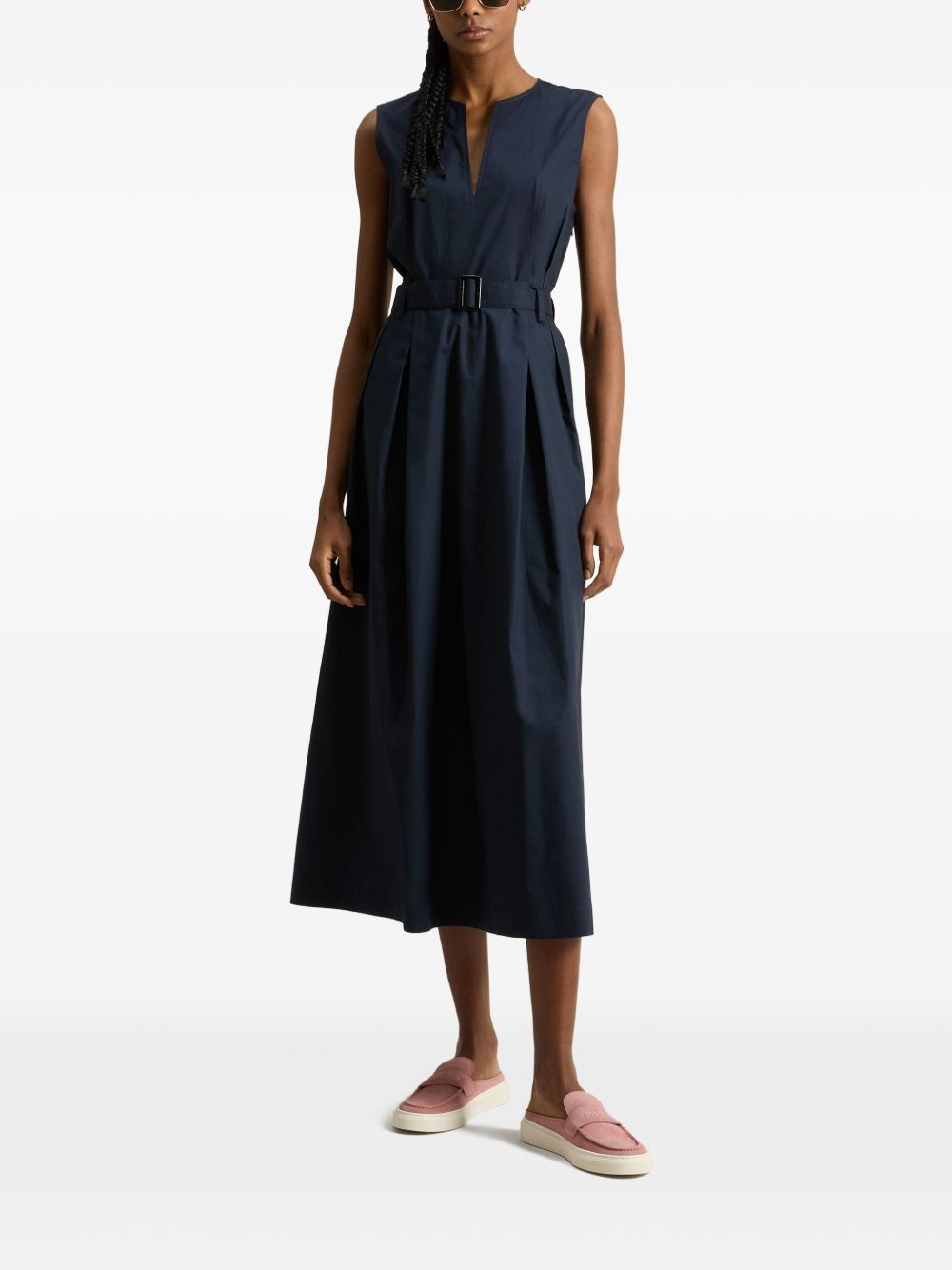 Woolrich Cotton belted long coat