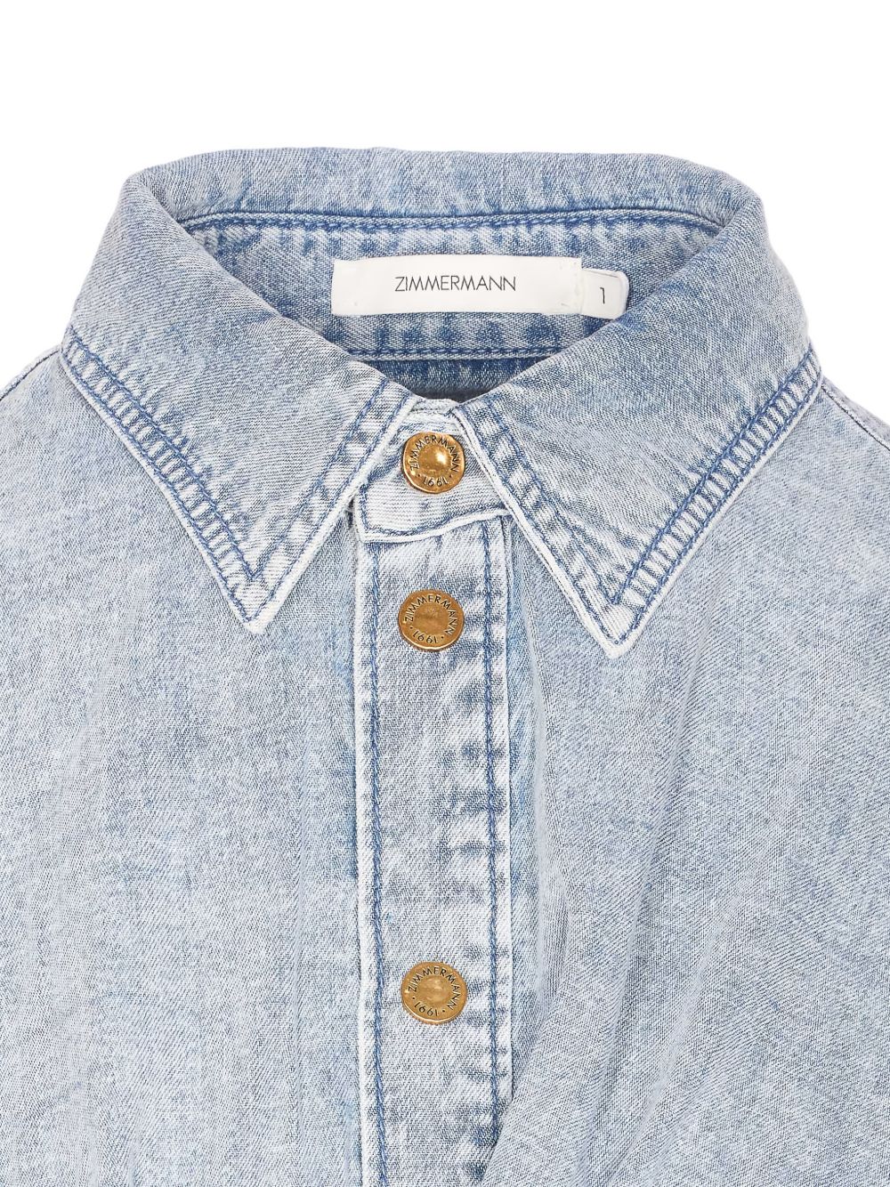 Zimmermann Rebellion denim top