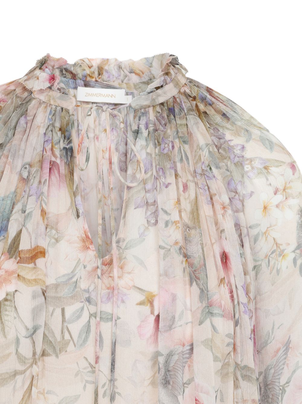Zimmermann Rebellion printed blouse