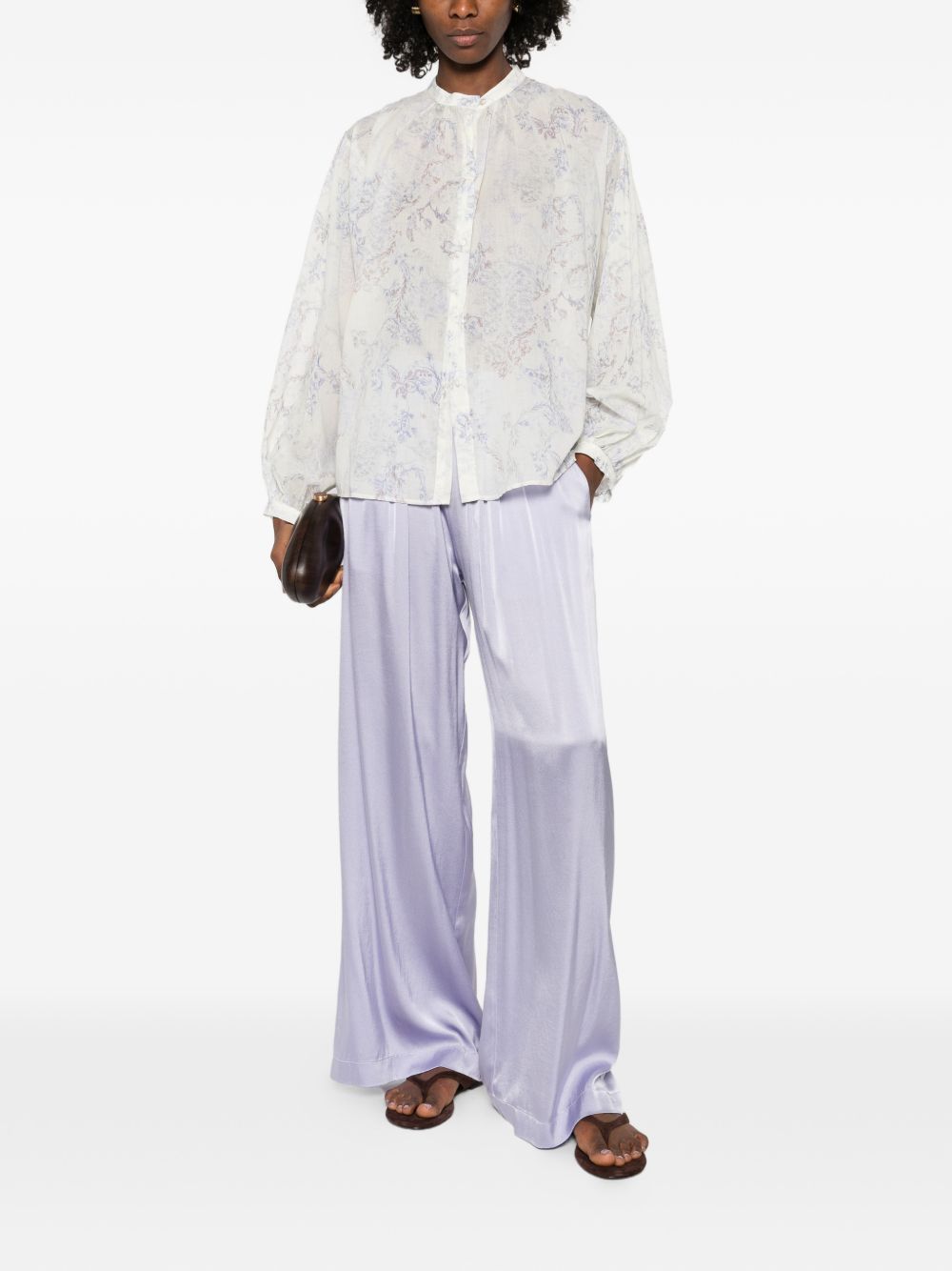 Forte Forte Silk satin trousers