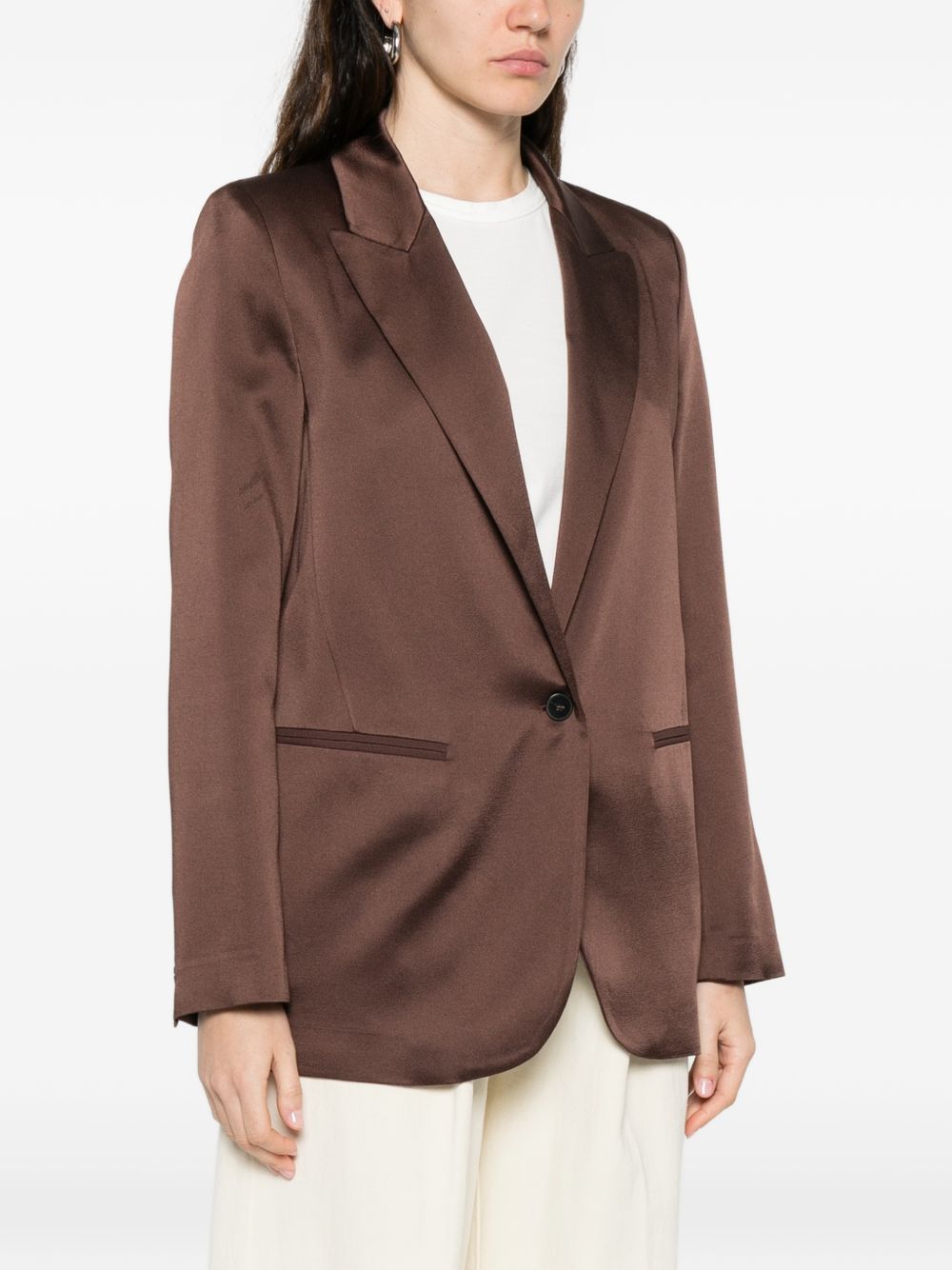 Forte Forte Single-breasted blazer jacket