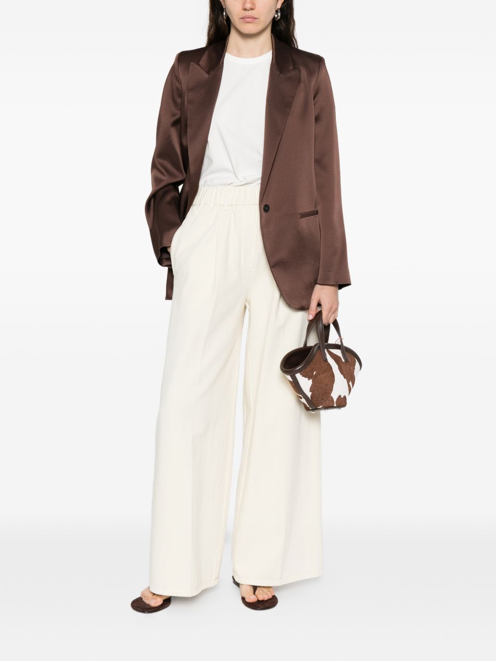 Forte Forte Single-breasted blazer jacket