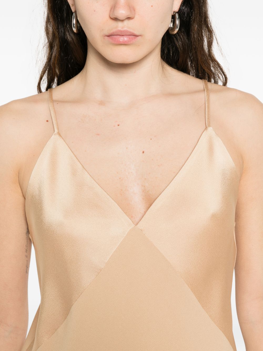 Forte Forte V-neck spaghetti straps Sleeveless top