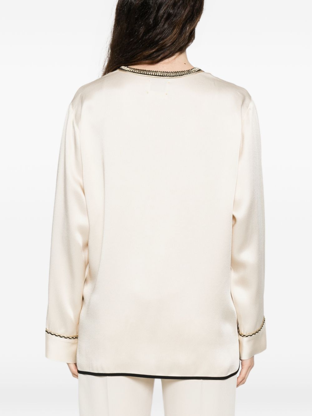 Forte Forte V-neck long sleeves Kimono jacket