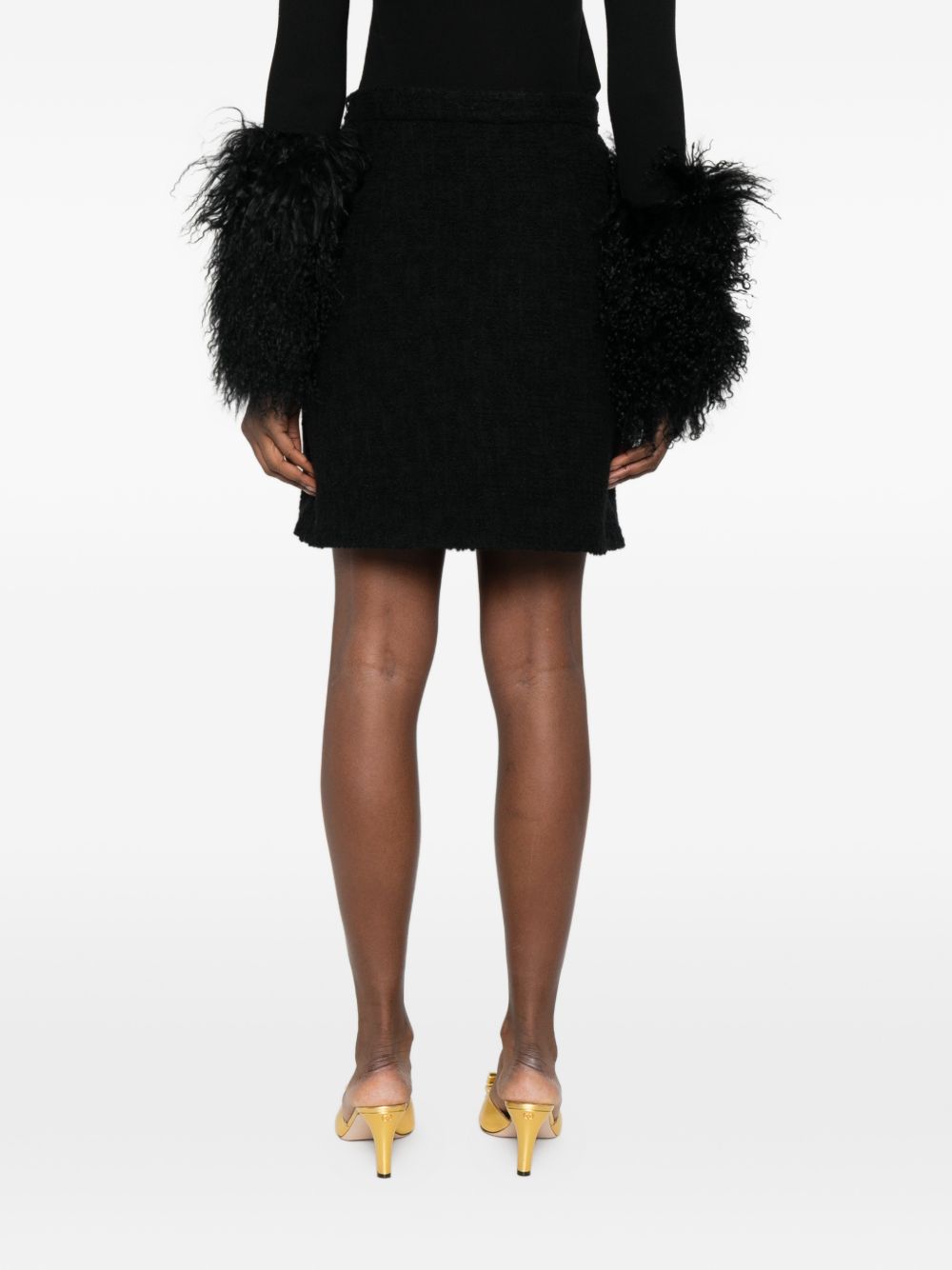 Valentino VLogo Signature wool skirt