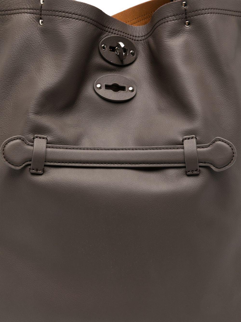 Zanellato A'Spasso® Medium Smooth Leather Bag In Red Manduria