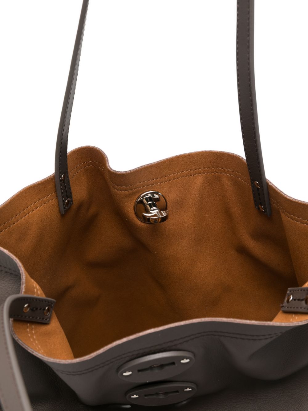 Zanellato A'Spasso® Medium Smooth Leather Bag In Red Manduria