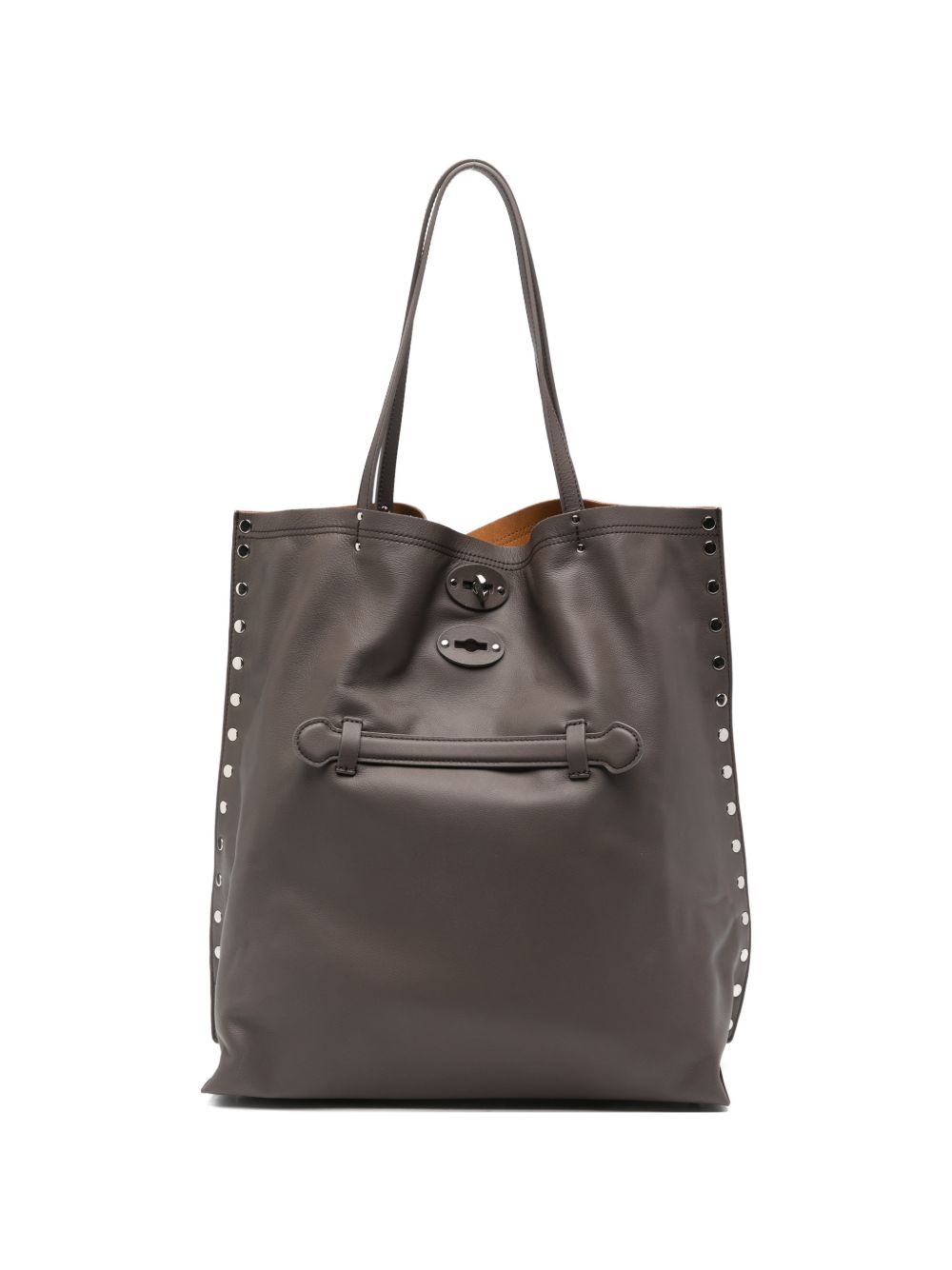 Zanellato A'Spasso® Medium Smooth Leather Bag In Red Manduria
