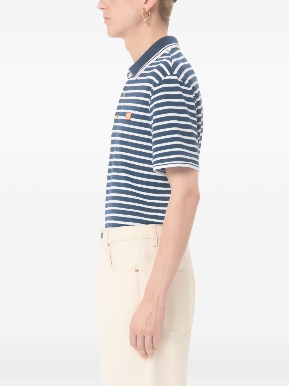 Valentino VLogo Signature piquet cotton polo shirt