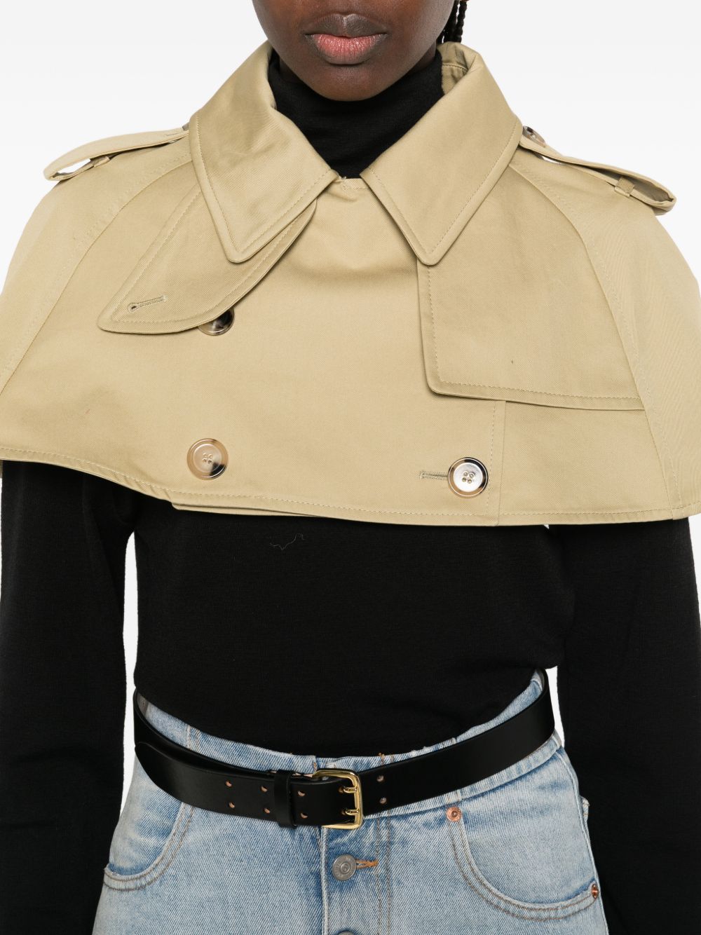 Burberry Cotton trench cape