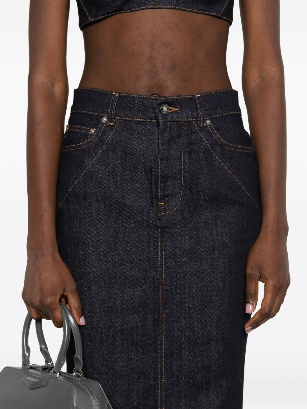 Givenchy Denim long skirt