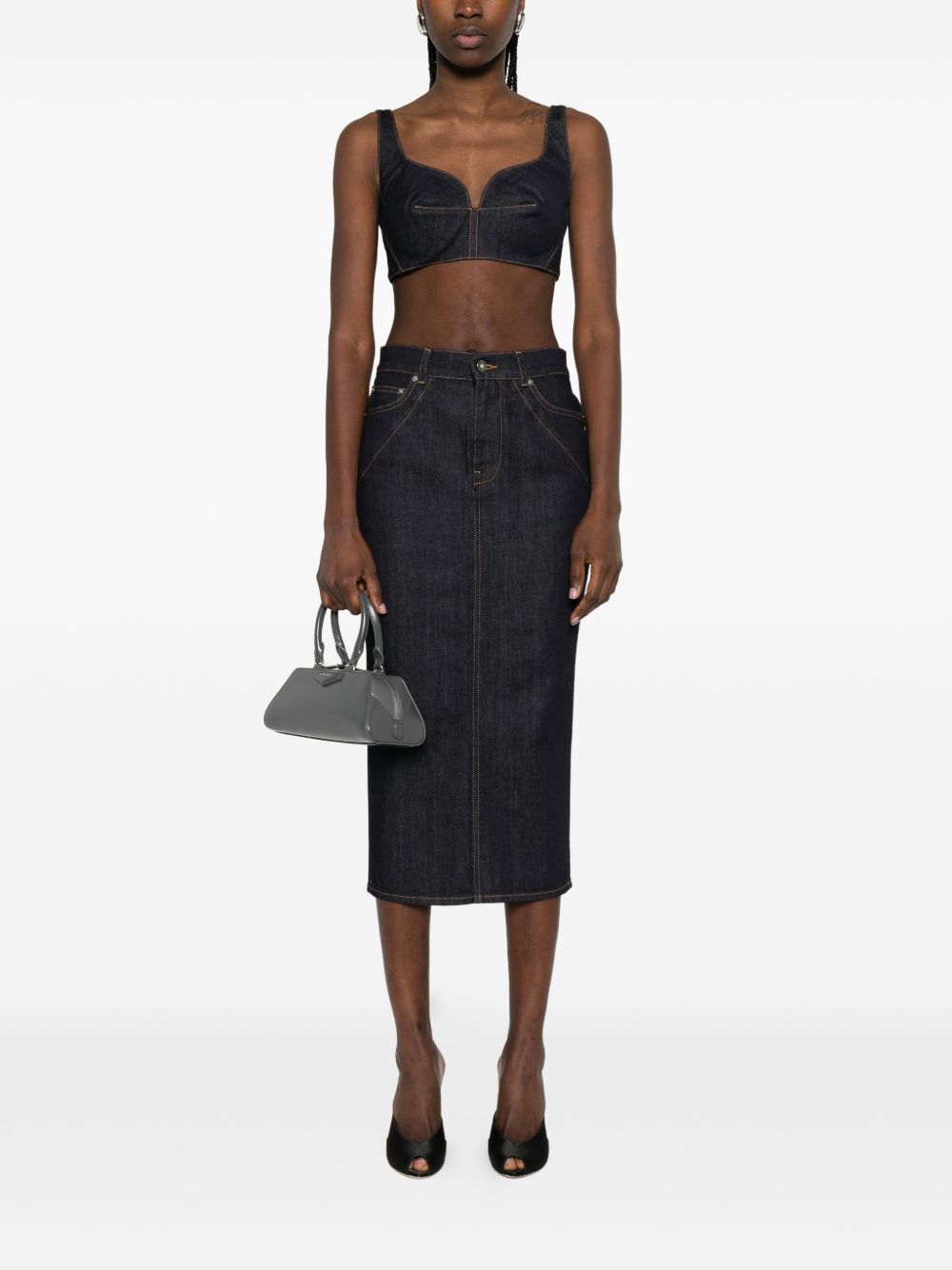 Givenchy Denim long skirt