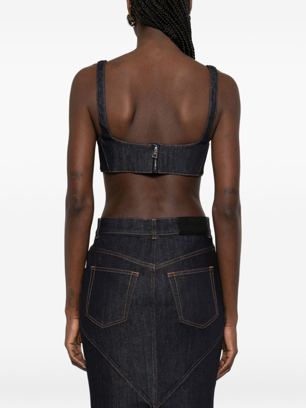 Givenchy Denim cotton bra top