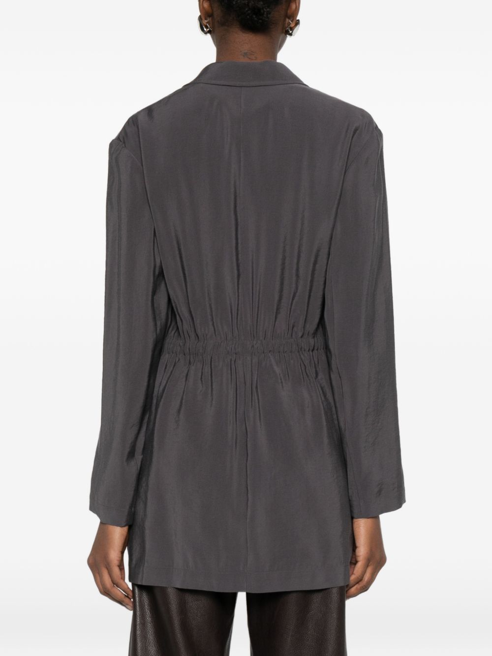 Alysi Silk & Nylon Single-breasted blazer jacket