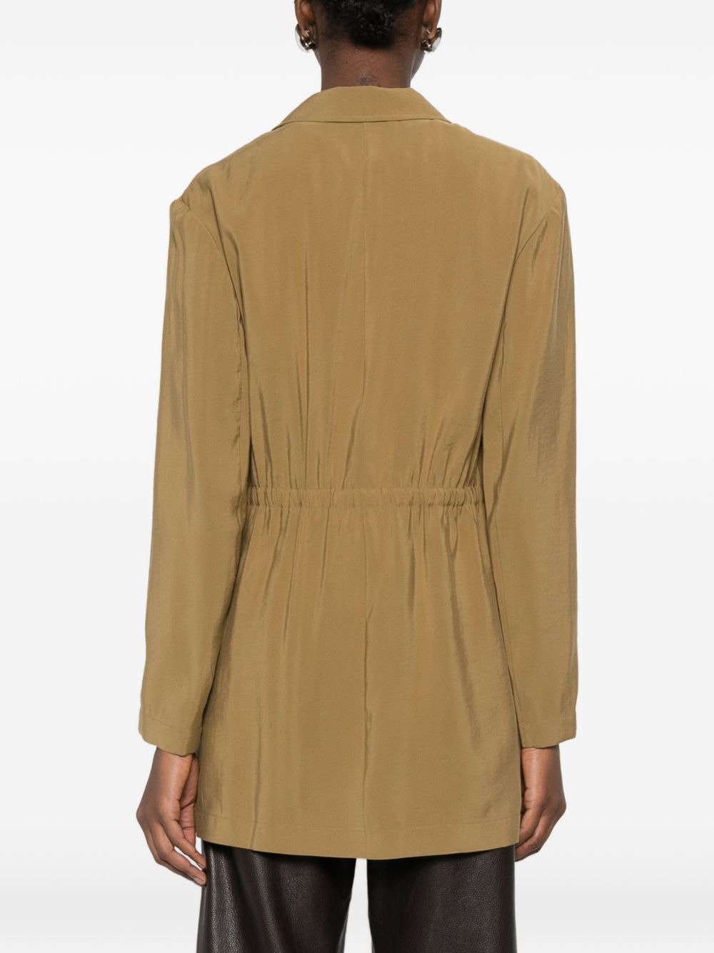 Alysi Silk & Nylon Single-breasted blazer jacket