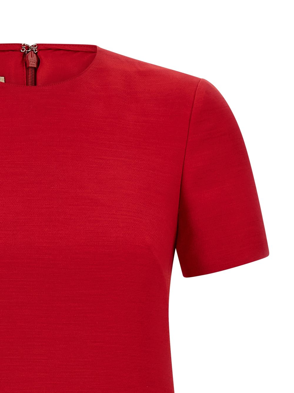 Valentino VLogo Signature wool and silk dress