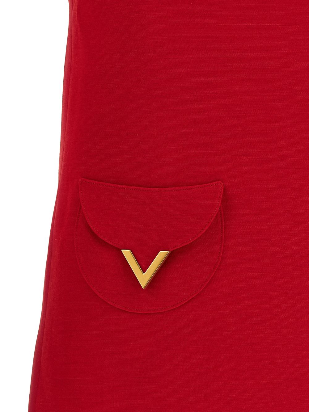 Valentino VLogo Signature wool and silk dress