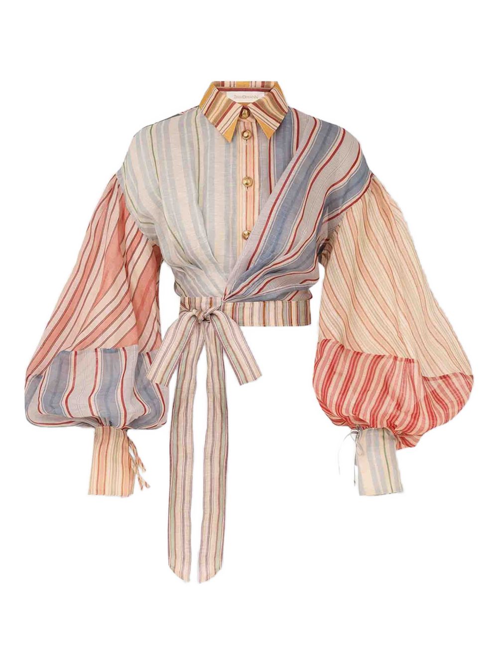 Zimmermann Rebellion linen and silk shirt