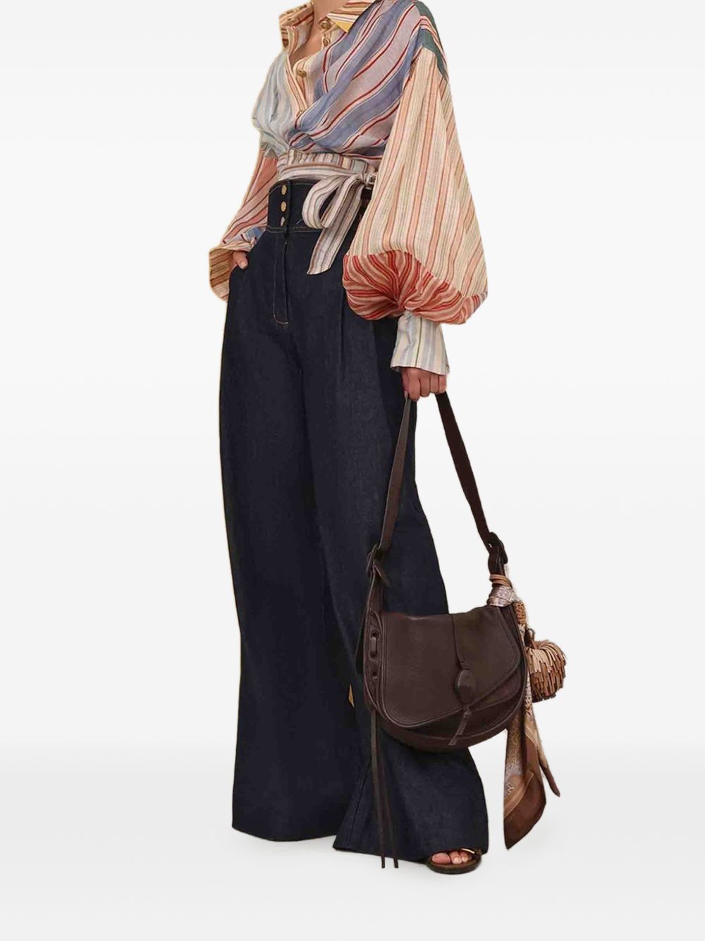 Zimmermann Rebellion linen and silk shirt