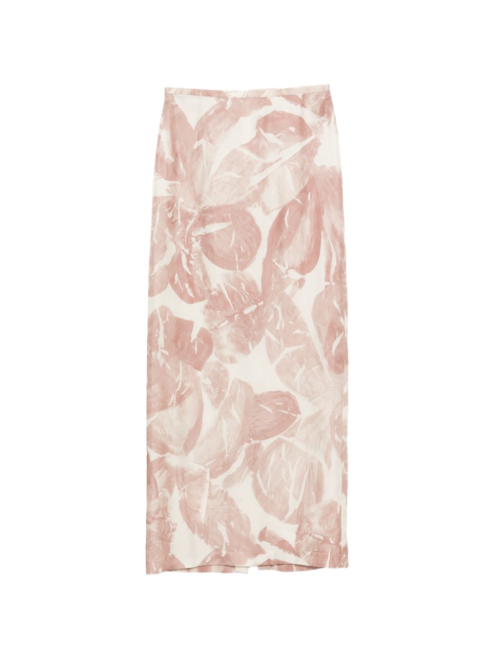 Alysi Printed silk skirt
